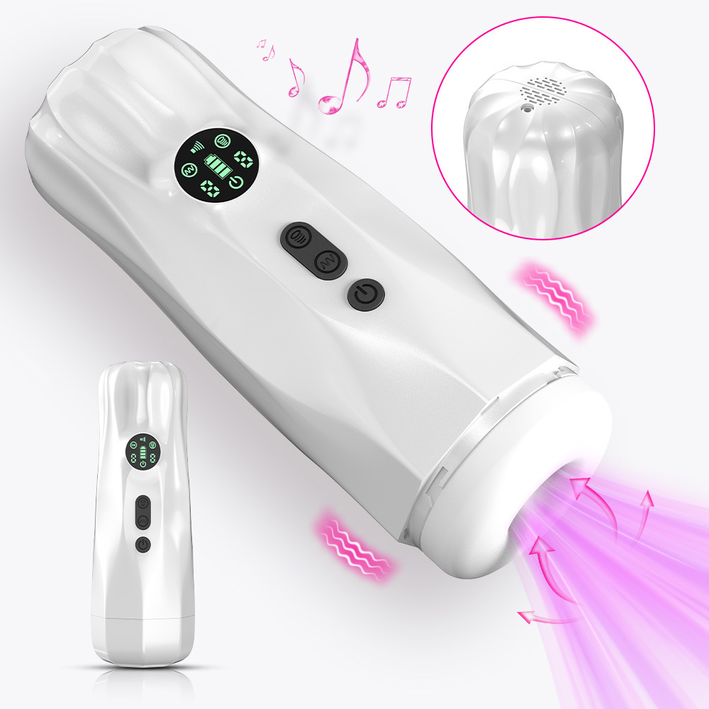 GT50 Aircraft Cup: Vibration Heating Penis Exerciser for Men