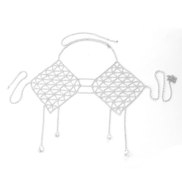 Rhinestone Bikini Bra Body Chain - Sexy Beach Nightclub Jewelry - Image 6