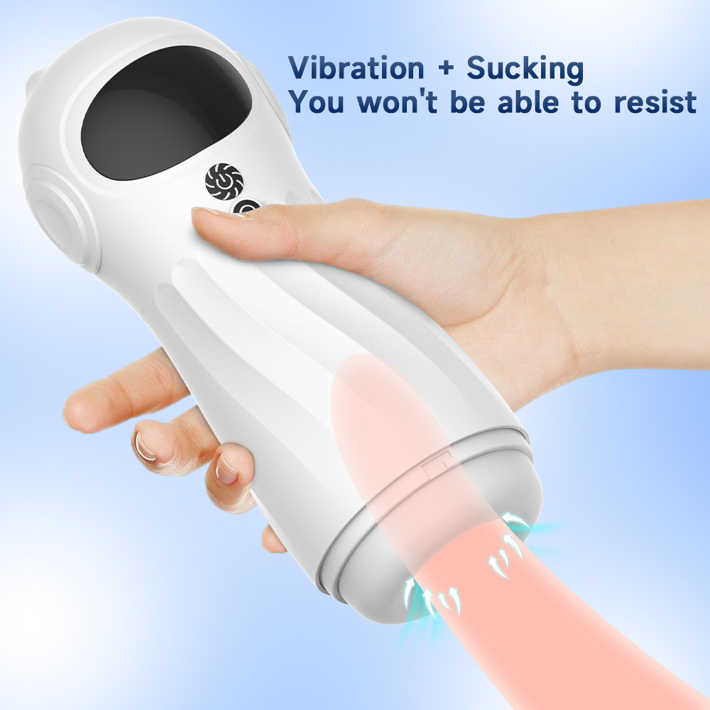 Meow Star Aircraft Cup: Vibrating Sucking Masturbator for Men - Image 2