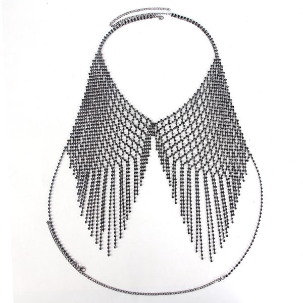 Sparkling Rhinestone Bra Chest Chain: Sexy Diamond Bikini Body Jewelry - Image 3