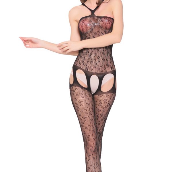 Sexy Leopard Print Jumpsuit: New Net-Free Style - US & Europe