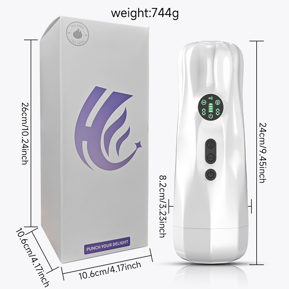 GT50 Aircraft Cup: Vibration Heating Penis Exerciser for Men - Image 6