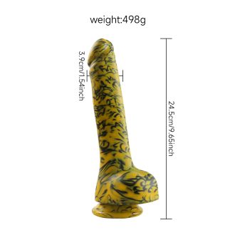 Longji Colorful Dildo: Special Shaped Penis Masturbation Toy for Women