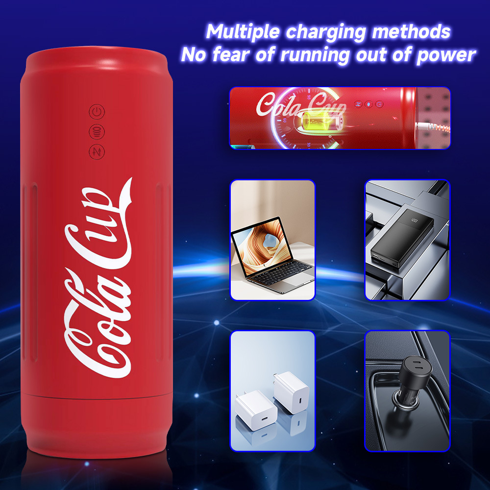 Coke Airplane Cup: Intelligent Vibrating Masturbator for Men - Image 4