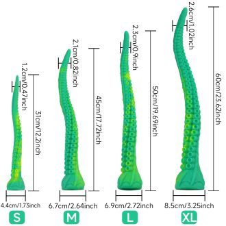Octopus Anal Plug Set: Extra Long Tentacle Dildo for Deep Stimulation