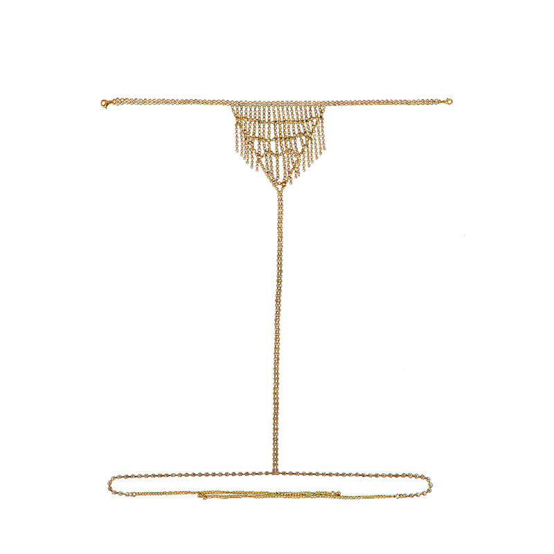 Bohemian Diamond Body Chain: Rhinestone Waist Thong for Nightclub - Image 6