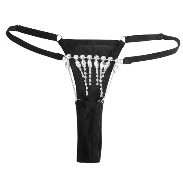 Sexy Tassel Panties Body Chain: Diamond Low Waist Lingerie - Image 5
