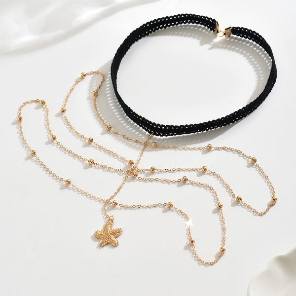 Starfish Thigh Ring: Beachy Bead Chain Fashion for Hot Girls - Image 3