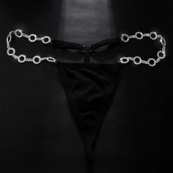 Rhinestone Bikini Body Chain: Sexy Thong Jewelry for Beach & Club - Image 3