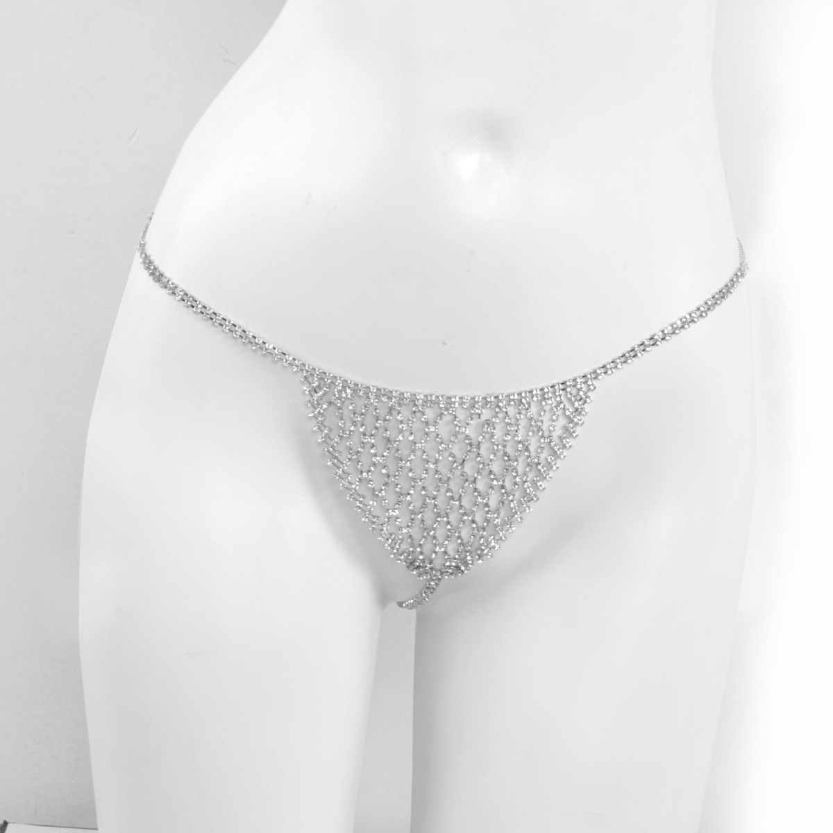 Diamond Bikini Lingerie Set: Sexy Body Chain Bra & Thong - Image 9