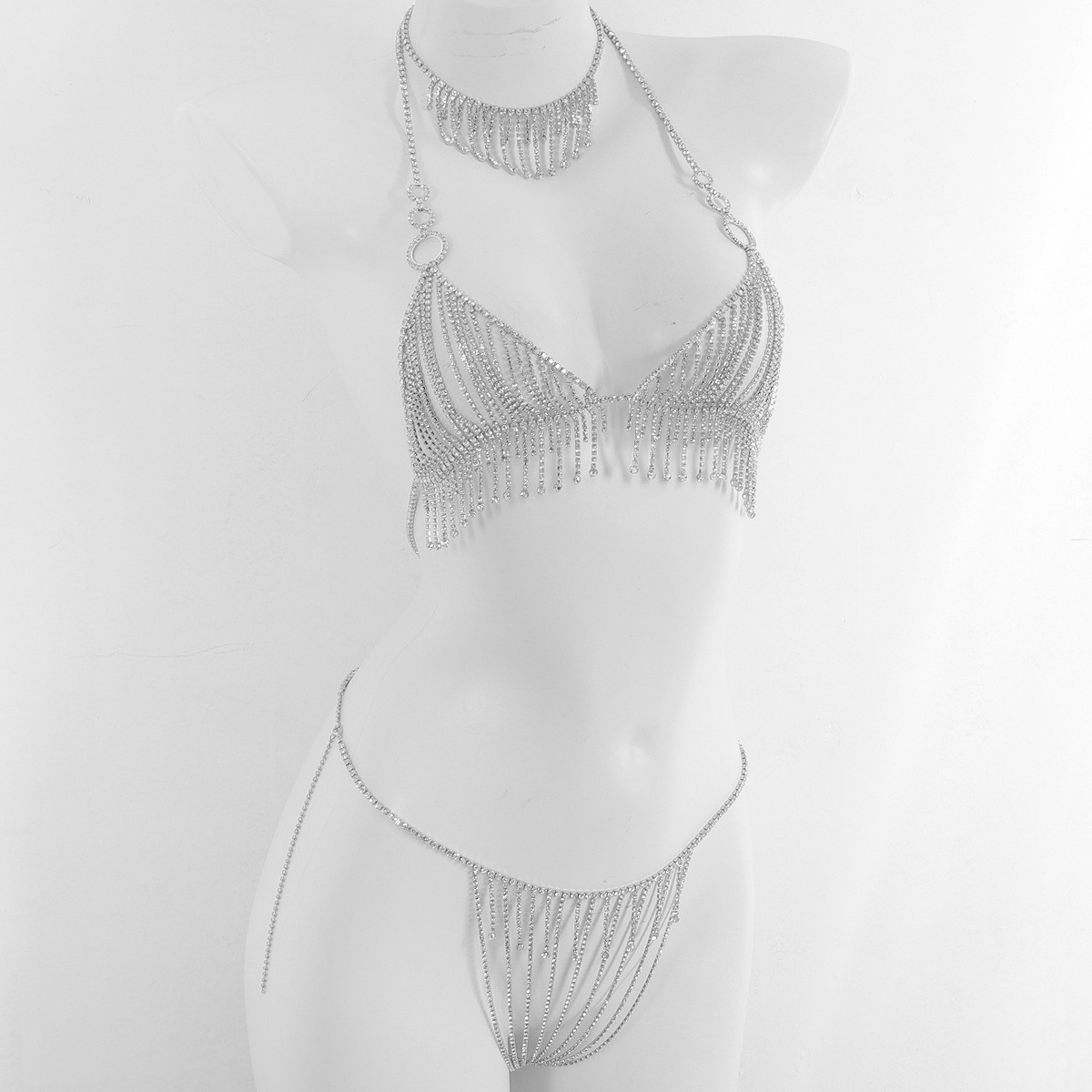 Sparkling Rhinestone Bikini Body Chain: Hot Girl Summer Beach Jewelry - Image 14