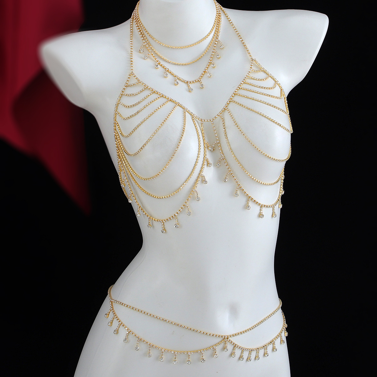 Sexy Tassel Body Chain: Women's Chest Necklace Jewelry - Image 12
