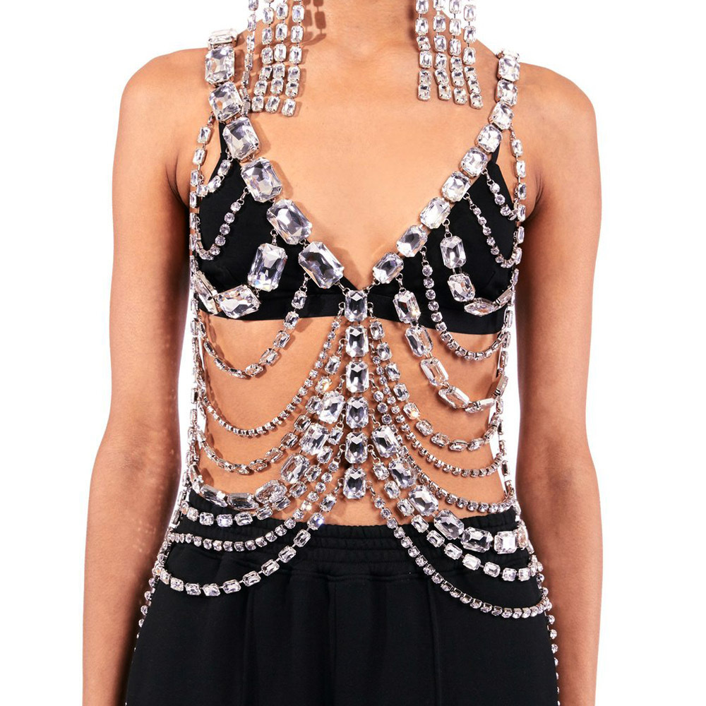 Diamond Tassel Body Chain: Sexy Bikini Jewelry for Nightclub - Image 2