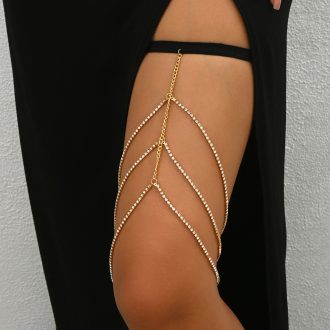 Diamond Thigh Chain: Sexy Multi-Layer Body Jewelry for Women