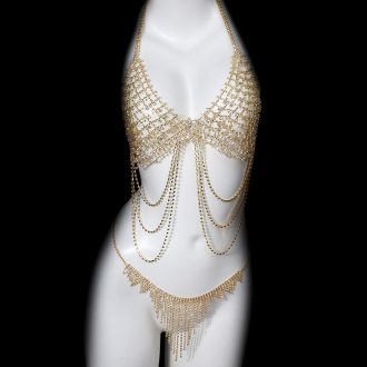 Diamond Tassel Body Chain: Sexy Nightclub Bikini Waist Jewelry