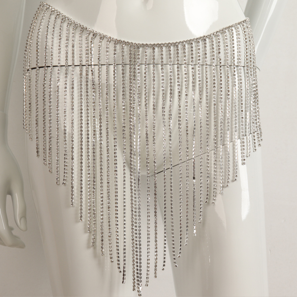 Rhinestone Body Chain: Sexy Beach Tassel Jewelry - Image 9