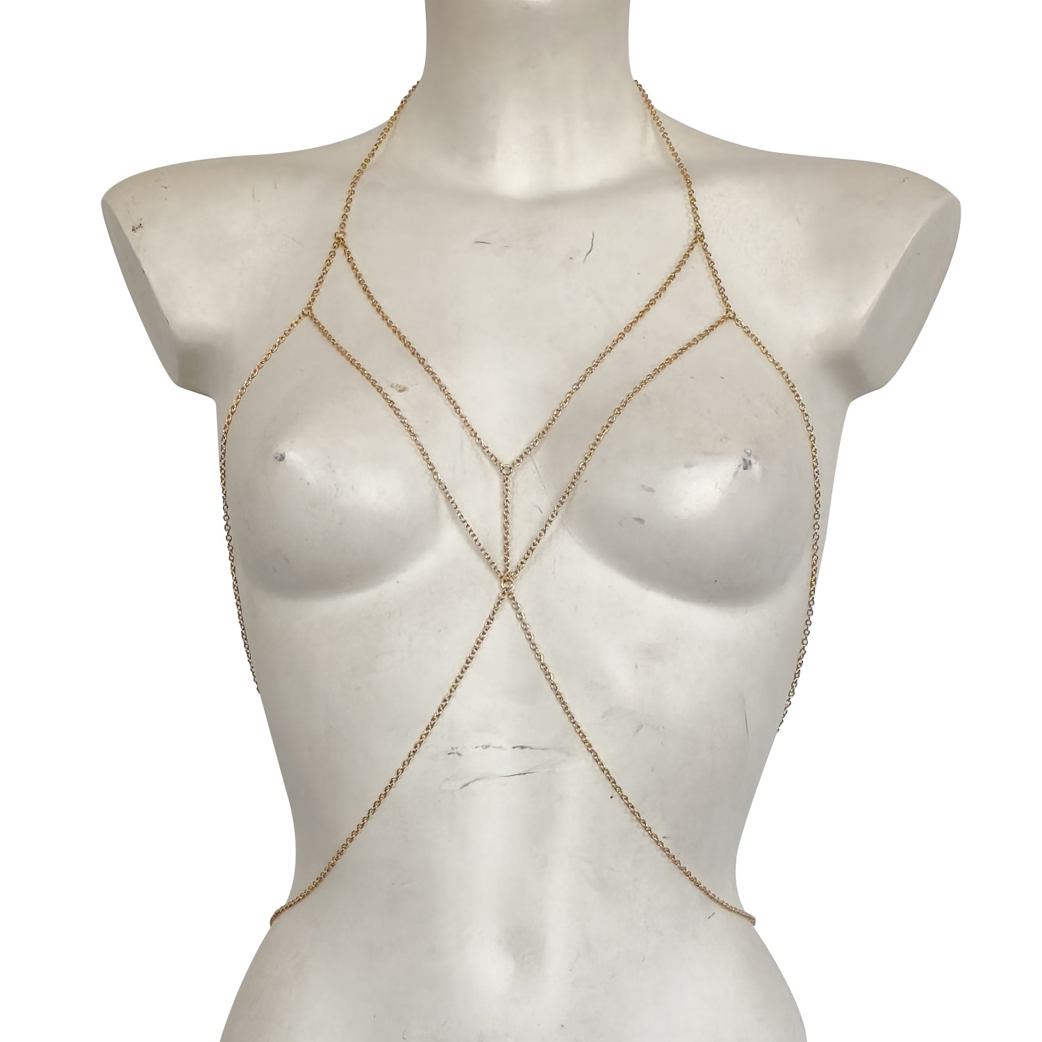 Sexy Body Chain: European Nightclub Hollow Chest Jewelry - Image 5