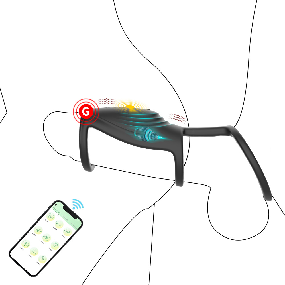 Kevin Wireless Remote Cock Ring: Delay Ejaculation & Enhance Pleasure - Image 2