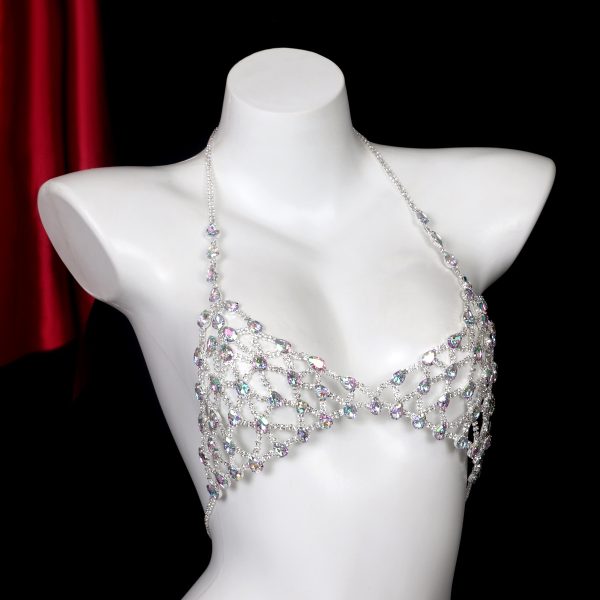 Rhinestone Body Chain Bra Set: Sexy Crystal Lingerie Jewelry - Image 6