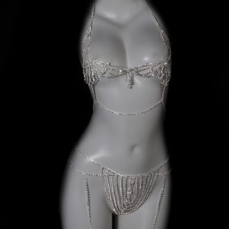 Explosive Rhinestone Butterfly Body Chain: Hot Girl Bikini Chest Jewelry