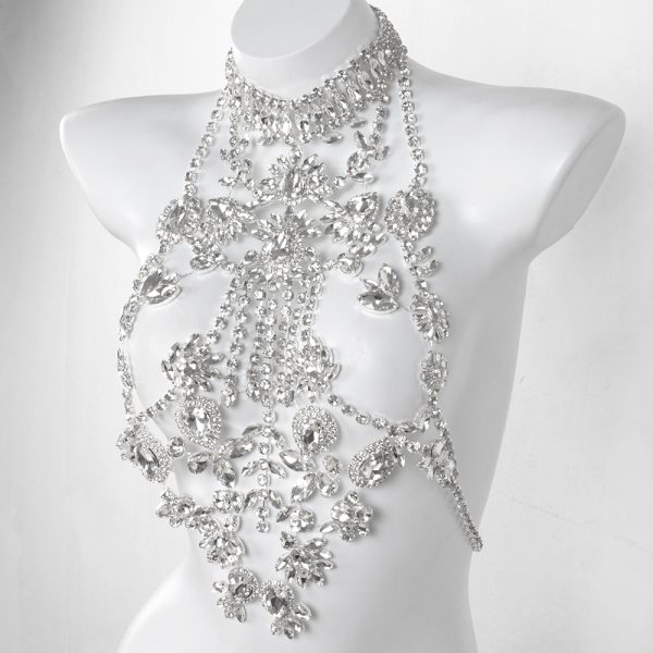 Luxury Rhinestone Body Chain: Sexy Diamond Chest Chain for Women - Image 4