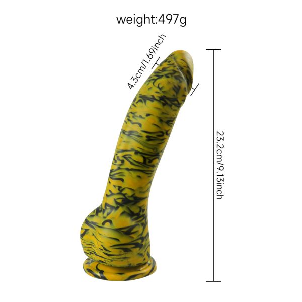 Knight Gen 2 Realistic Dildo: Special Shaped Silicone Masturbator for Women - Image 4