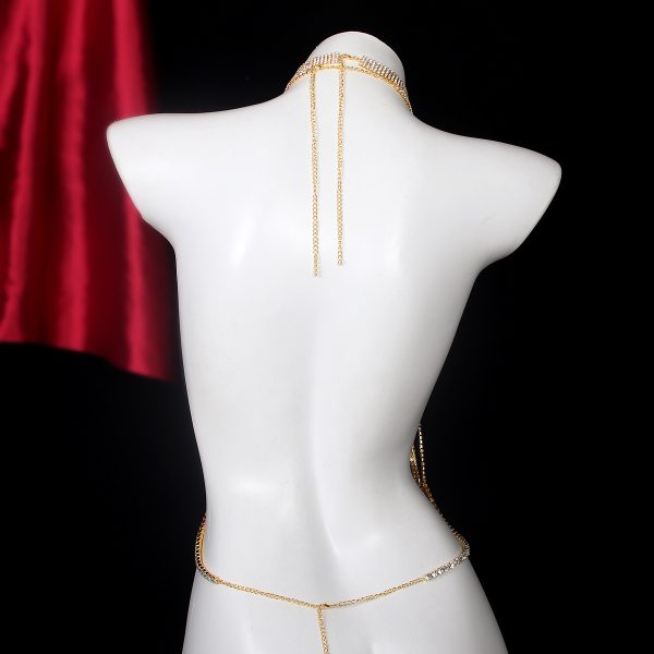 Rhinestone Body Chain Necklace: Sexy Stage Jewelry for Women - Image 4