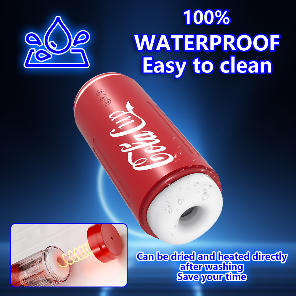 Coke Airplane Cup: Intelligent Vibrating Masturbator for Men - Image 3