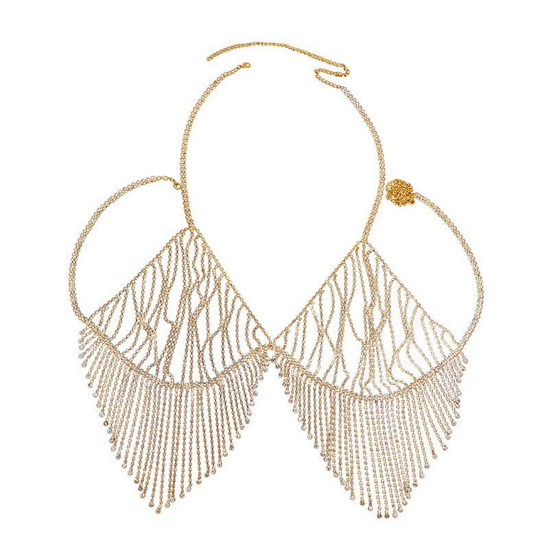 Rhinestone Body Chain: Sexy Bikini Chest Chain for Women - Image 5