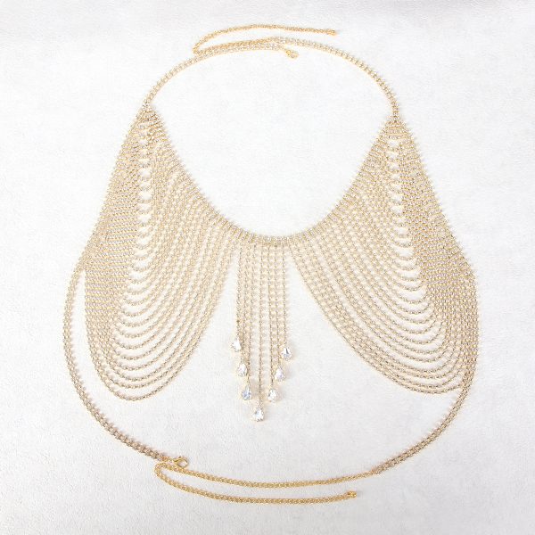Diamond Tassel Body Chain: Sexy Nightclub Bikini Chest Jewelry - Image 5