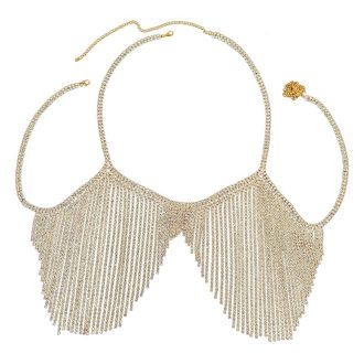 Rhinestone Bikini Body Chain: Sexy Beach Thong Jewelry