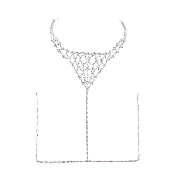 Rhinestone Body Chain Bra Set: Sexy Crystal Lingerie Jewelry - Image 4