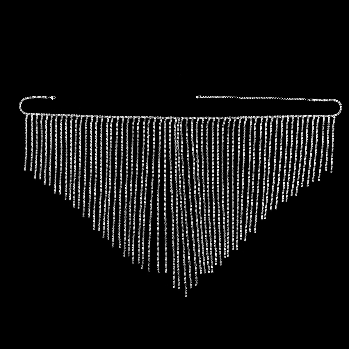 Rhinestone Belly Dance Chain Skirt: Sexy Diamond Tassel Body Jewelry - Image 3