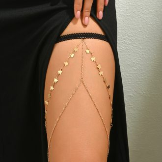 Butterfly Thigh Chain: Sexy Hollow Tassel Body Jewelry for Hot Girls