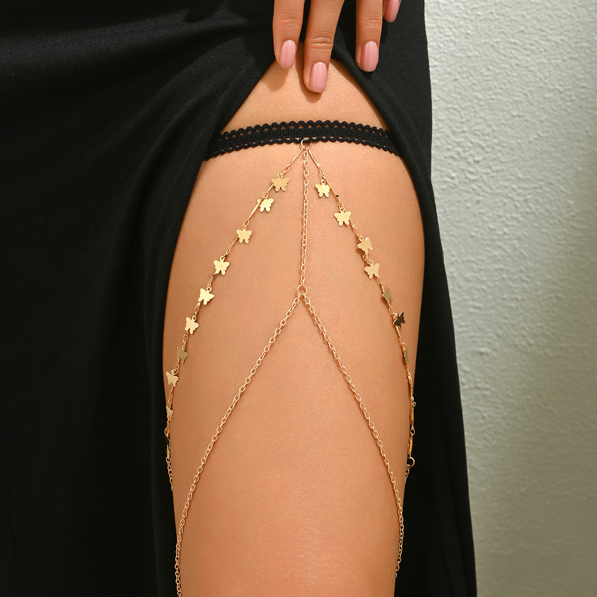 Butterfly Thigh Chain: Sexy Body Jewelry for Women
