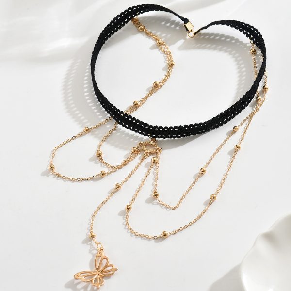 Boho Butterfly Leg Chain - Multi-Layered Tassel Thigh Jewelry - Image 3