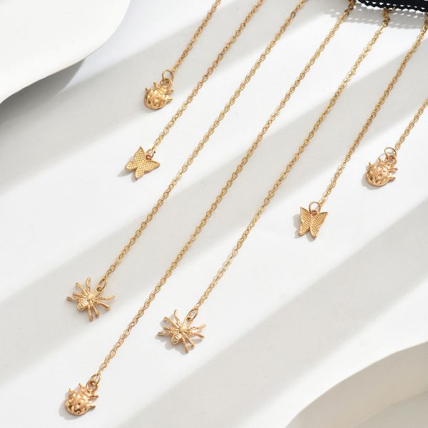 Boho Thigh Chain: Butterfly Spider Ladybug Tassel Pendant Body Jewelry - Image 4