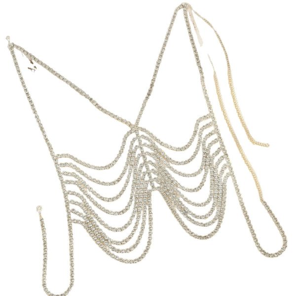 Sparkling Rhinestone Body Chain: Sexy Beach Bikini Jewelry for Women - Image 5
