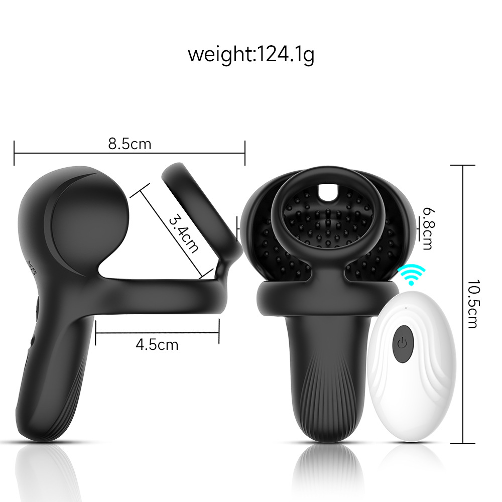 Corolla Remote Vibrating Cock Ring: Couples' Pleasure Toy - Image 3