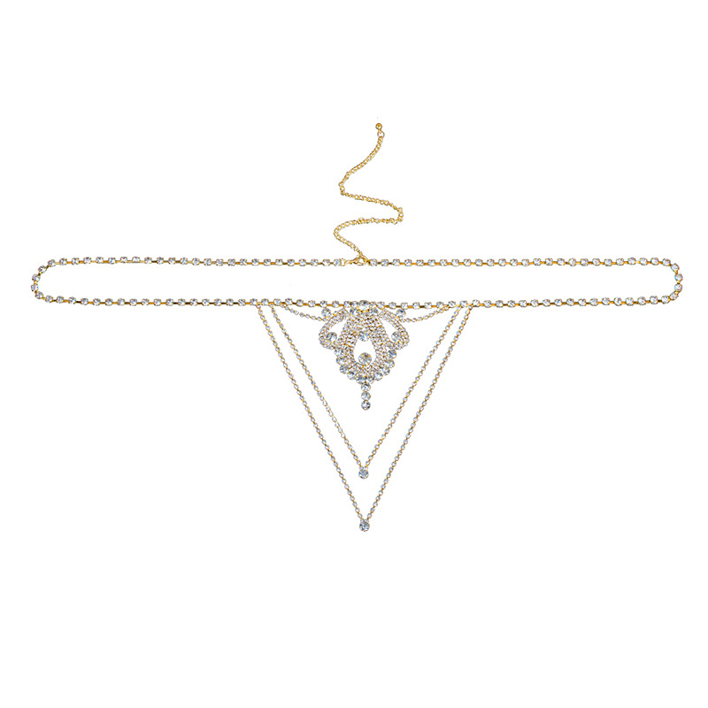 Rhinestone Bikini: Sexy Diamond Body Chain for Club & Rave - Image 5