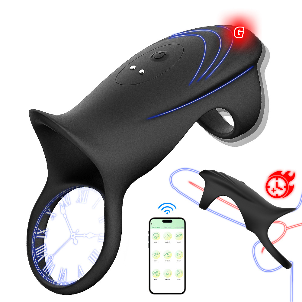 Dolphin Lock: App-Controlled Penis Ring for Enhanced Pleasure - Image 6