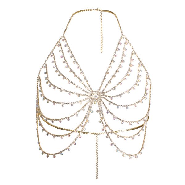 Sparkling Diamond Body Chain: Sexy Party Jewelry for Women - Image 4