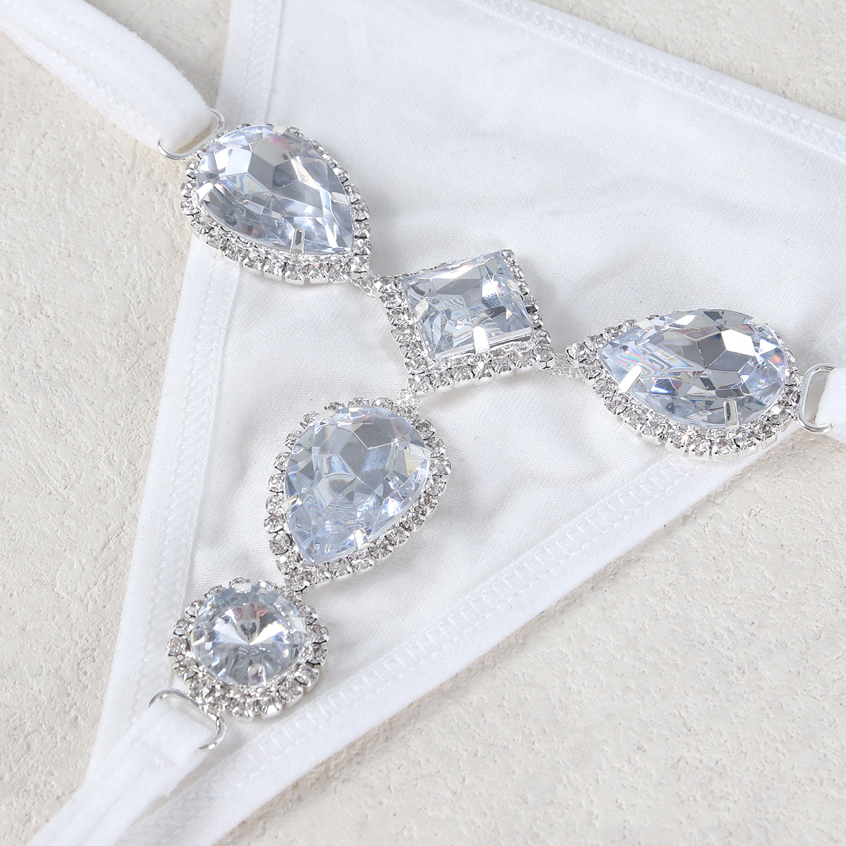 Sexy Bikini Body Chain - Gem Inlaid Beach Body Jewelry - Image 3