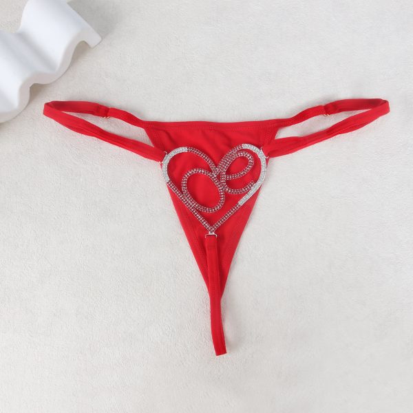 Valentine's Sexy Body Chain: Diamond Love Bikini Jewelry - Image 4
