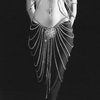 Diamond Body Chain: Sexy Rhinestone Tassel Waist Chain Skirt for Women