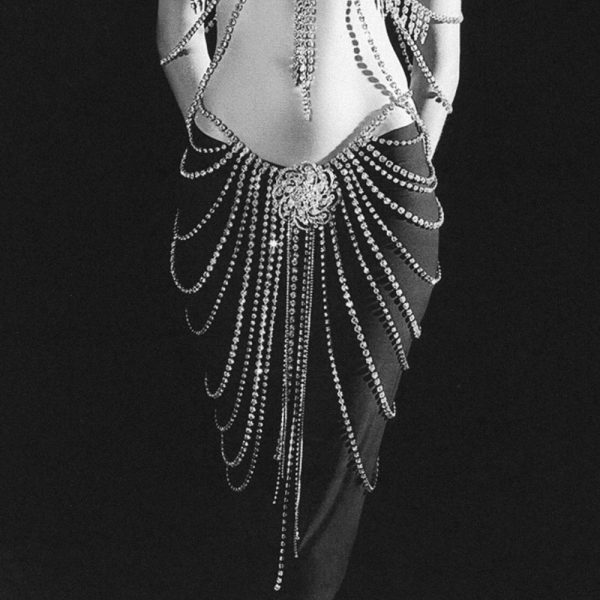 Diamond Body Chain: Sexy Rhinestone Tassel Waist Chain Skirt for Women