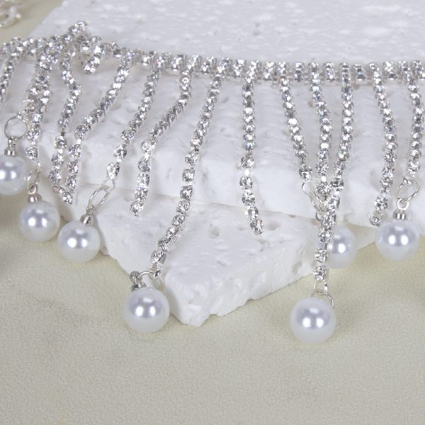 Pearl Tassel Body Chain: Light Luxury Chest Chain for Women - Image 4