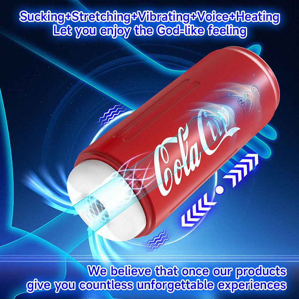 Coke Airplane Cup: Intelligent Vibrating Masturbator for Men - Image 2