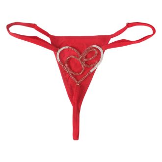 Valentine's Sexy Body Chain: Diamond Love Bikini Jewelry