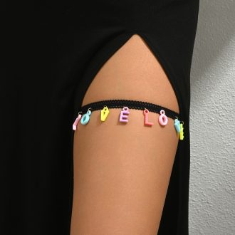 Dopamine Leg Ring: Trendy Love Pendant Thigh Chain - Summer Fashion Accessory